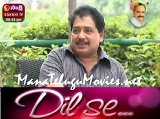 Director Vamshi in Dil Se