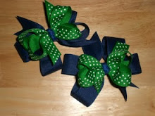 Double Layer Bows with Printed Ribbon