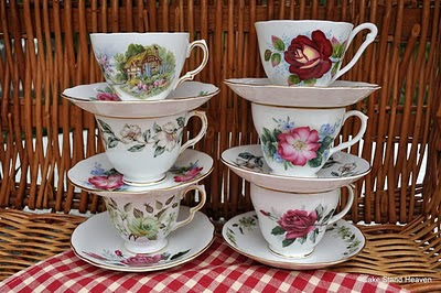 teacup and saucer stack
