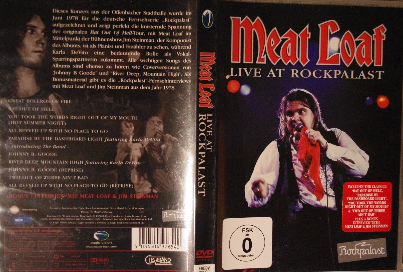 Meat Loaf Vinyl, Singles 7"/12" and other stuff DVD´s (authorized