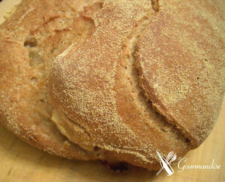 gourmandise pão com rye poolish