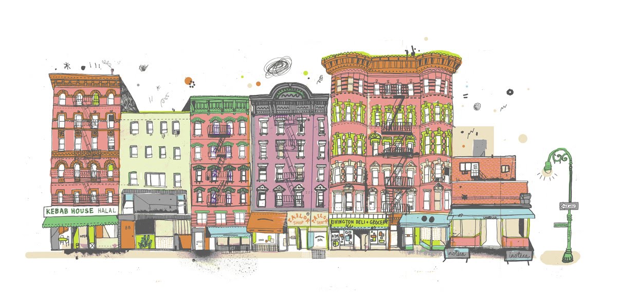 Drawn City Buildings