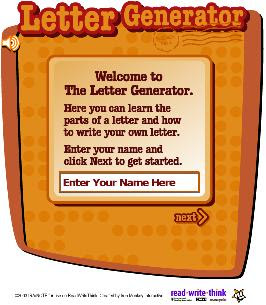 Letter generator
