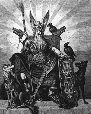 In some legends, Odin