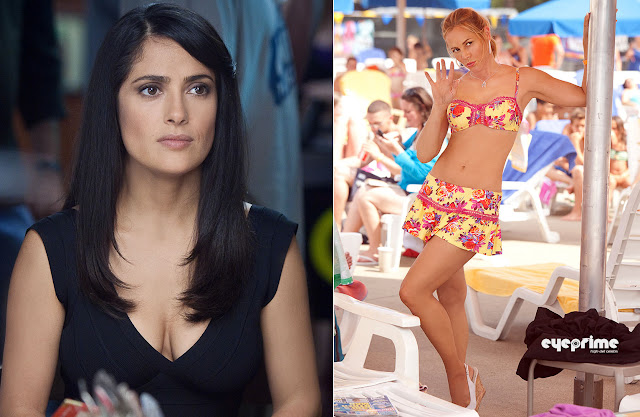 salma hayek grown ups swimsuit. Salma Hayek and Maria Bello