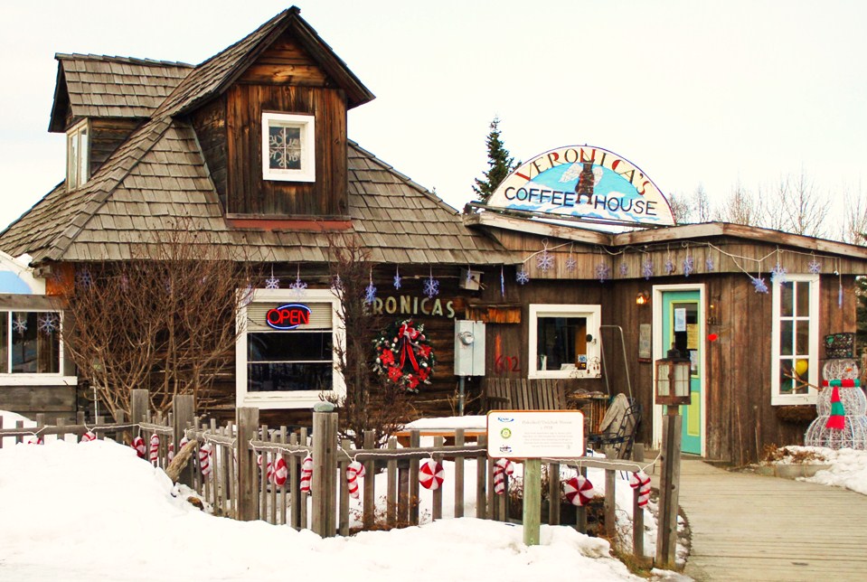 Ultima Thule and Veronica's café,Kenai, Alaska