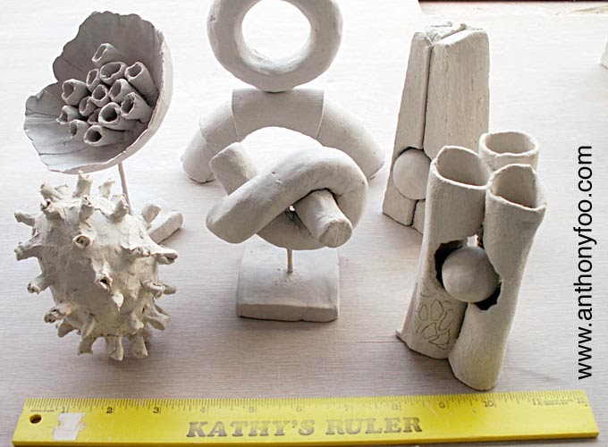 Anthony Foo Paper clay and Maquette