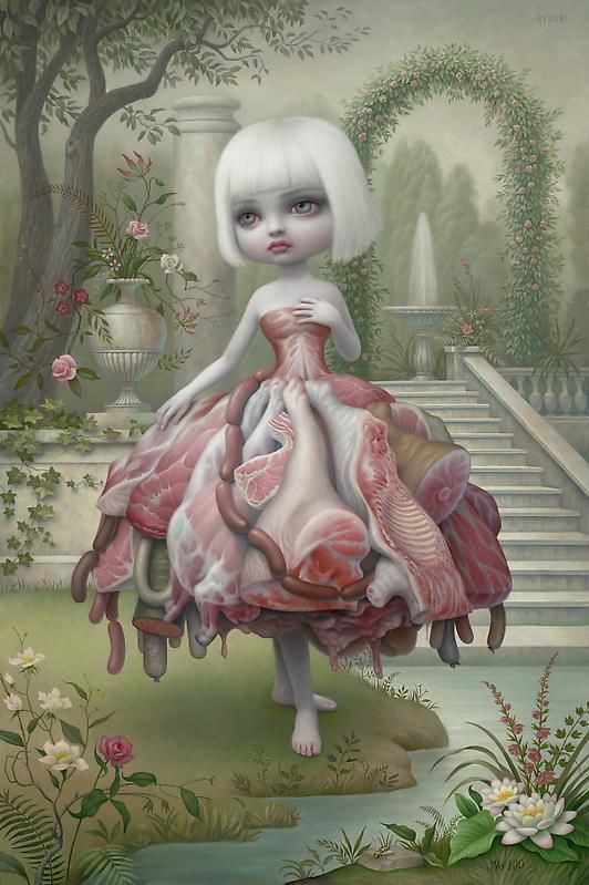 YaoGun QingNian Mark Ryden The inspiration behind Gaga's meat dress?