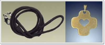 Cordão e cruz de Padre Léo