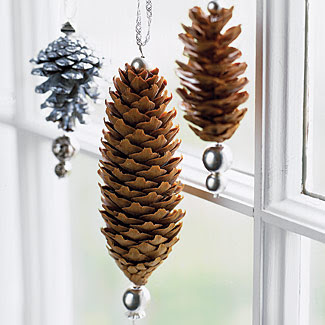 Christmas Decor : Interesting decorations using Pinecones !