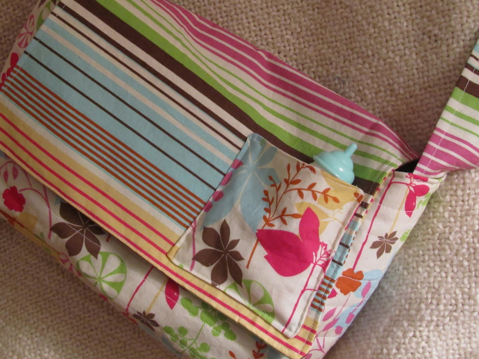 Twelve Crafts Till Christmas pretend and play diaper bag tutorial