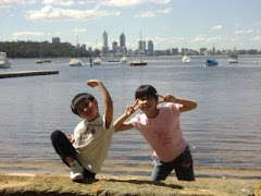 I and my sister at Perth