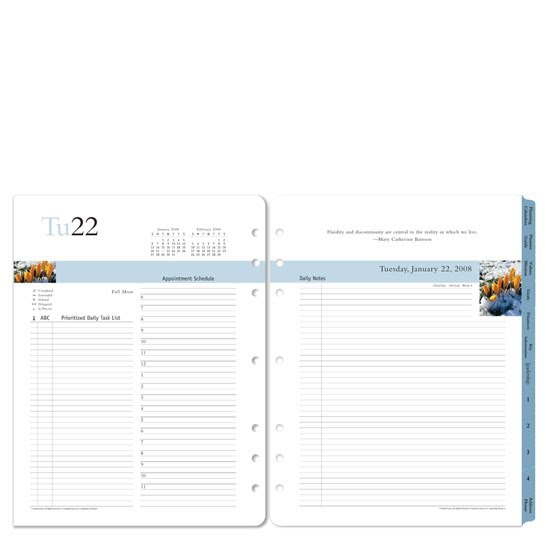 Franklin Covey 35512 Monarch Leadership Ringbound Daily Planner
