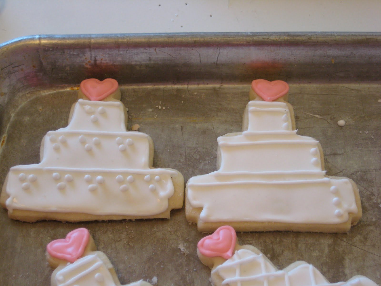 Designer Bakery Wedding Cake Sugar Cookies