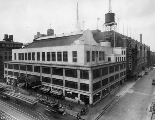 New York History Geschichte Madison Square Garden Iii 1925