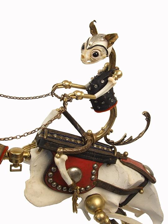 Jessica Joslin Hybrids bone art sculptures