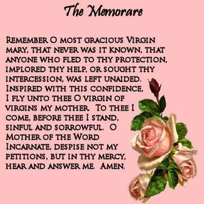 Crafty image inside memorare prayer printable Accomplished image with memorare prayer printable