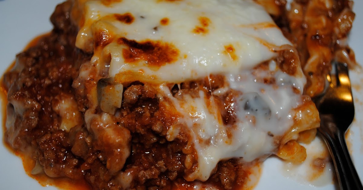 My Life as a MOM Mushroom and Beef Lasagna Recipe