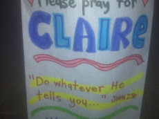 Prayer petitions for Claire Murray