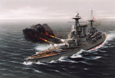 Hms Hood Painting
