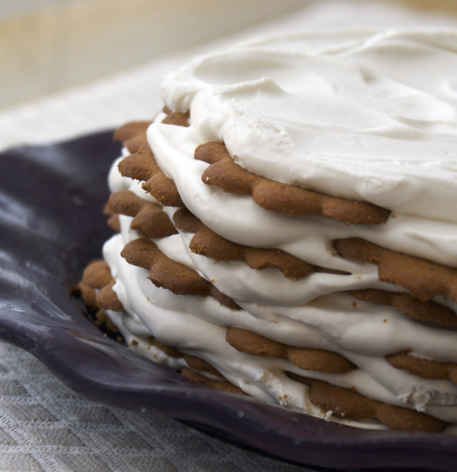 Wafer Icebox Cake Heat Oven to 350