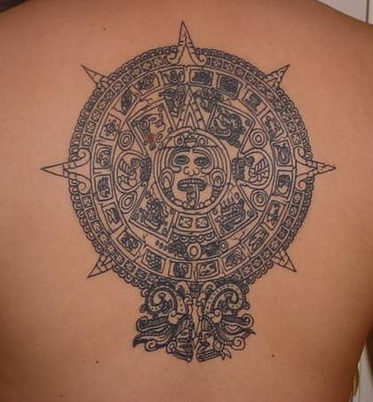 Mayan Tattoos on Tattoo Patrol  Aztec Tattoos