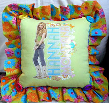 Hannah Montana Pillow (Front) (SOLD)