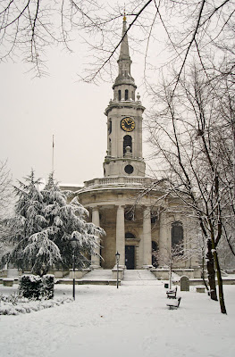 Deptford in the snow
