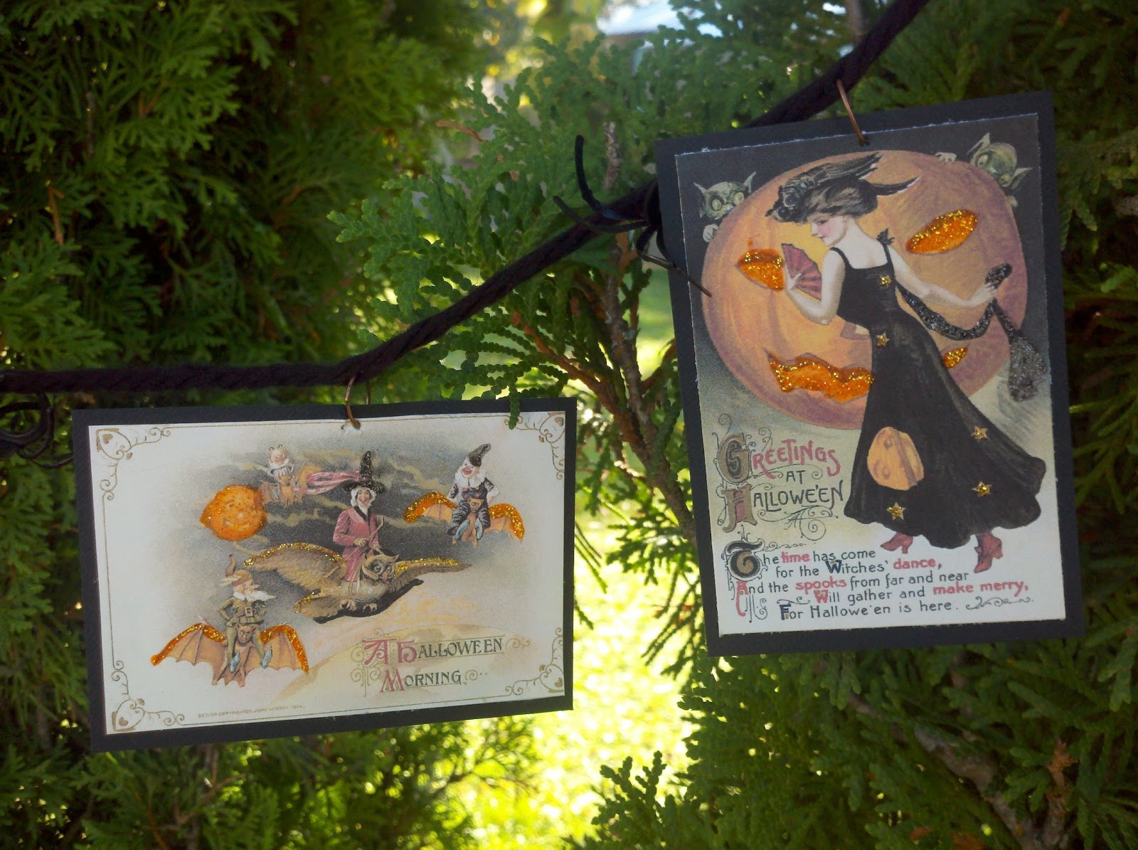 Cozy at home Vintage Halloween Garland