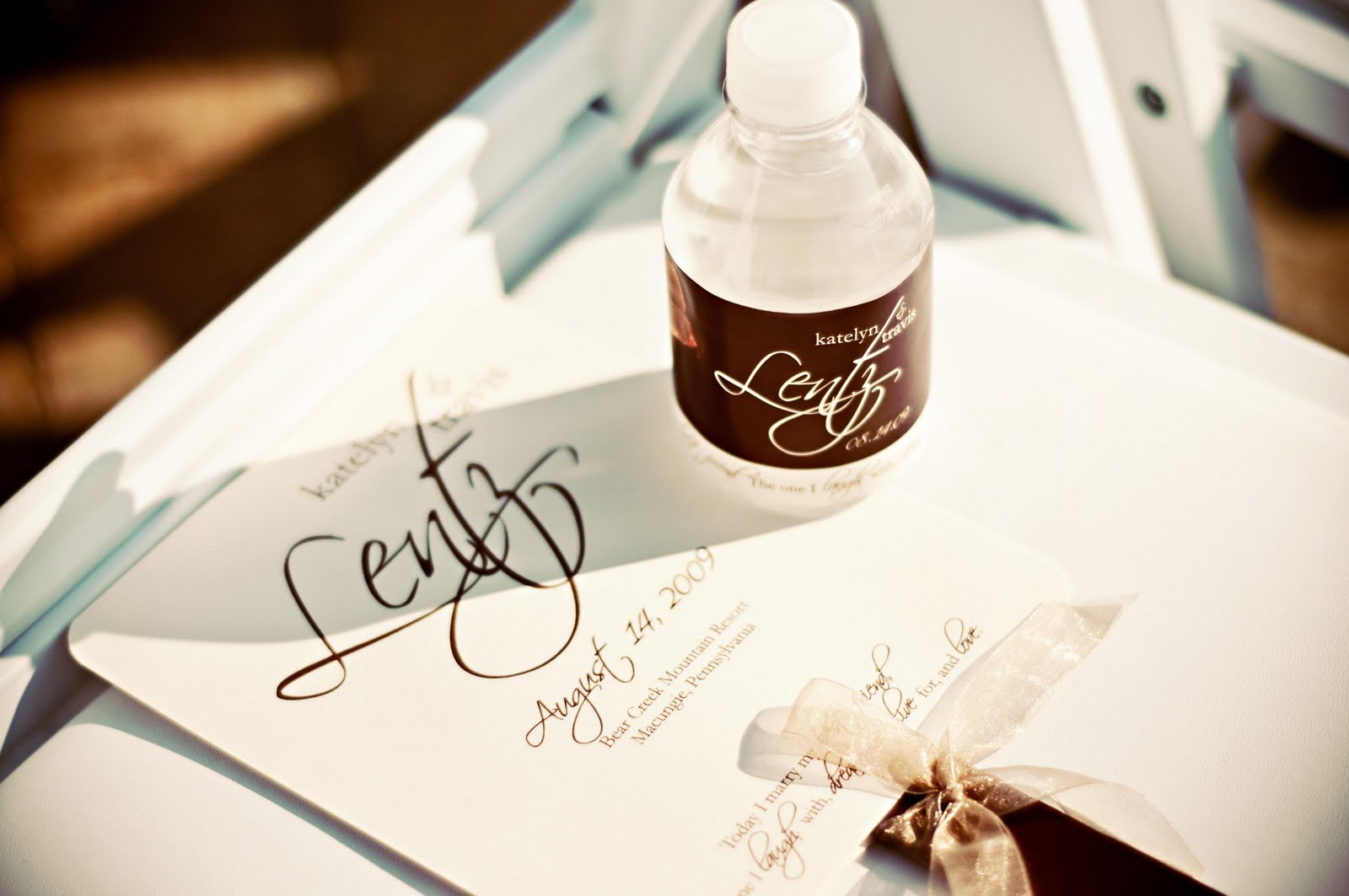 z fold wedding programs