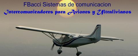 FBacci Sistemas de comunicacion para Aviones y Ultralivianos - Intercomunicadores