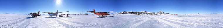 Panorama of the McMurdo airstrip