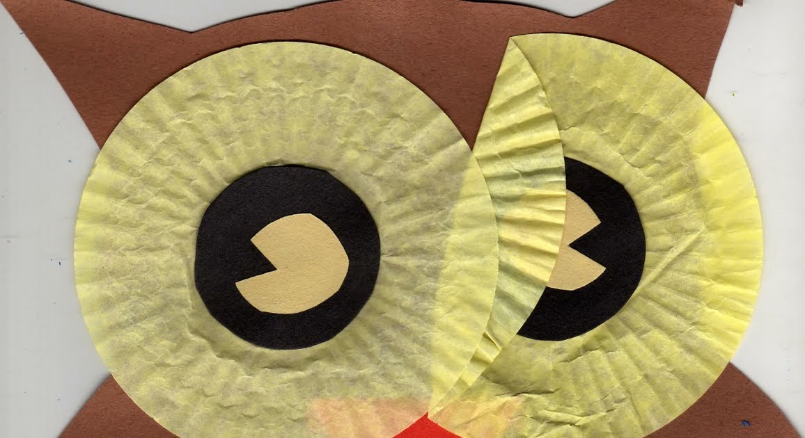 ELEMENTARY SCHOOL ENRICHMENT ACTIVITIES CUPCAKE LINER OWL