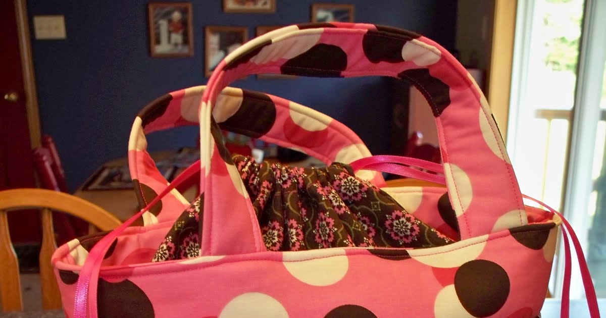 The Domestic Groove Big Lunch Bag Adapted from the Pink Penguin Tutorial