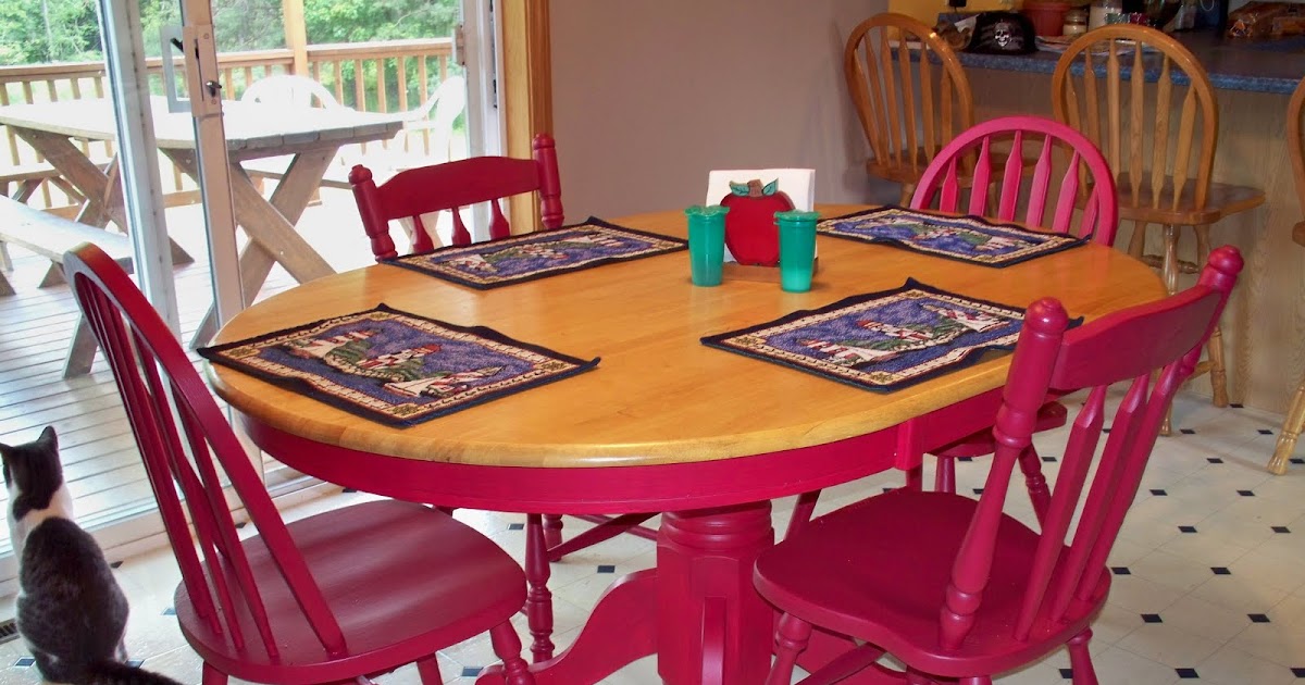 The Domestic Groove Free Kitchen Table Redo!