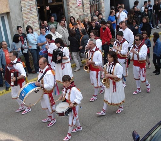 Los musicos en el Pasacalles