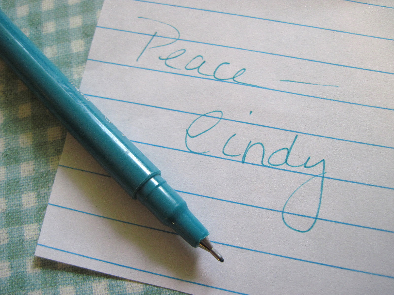 Cindy In Cursive