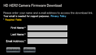 GoPro HD Firmware Download Form