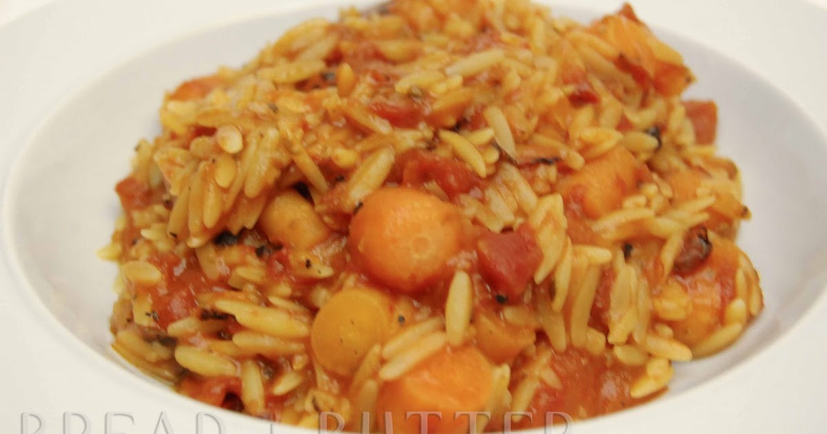 Bread + Butter Stewed Tomato and Orzo