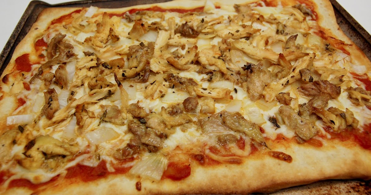 Bread + Butter Chicken Pizza