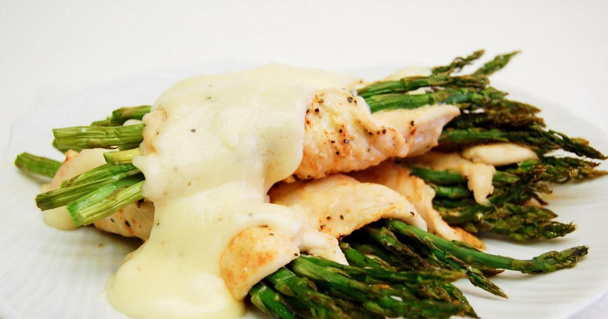 Bread + Butter Asparagus in a Blanket with Cheese Sauce