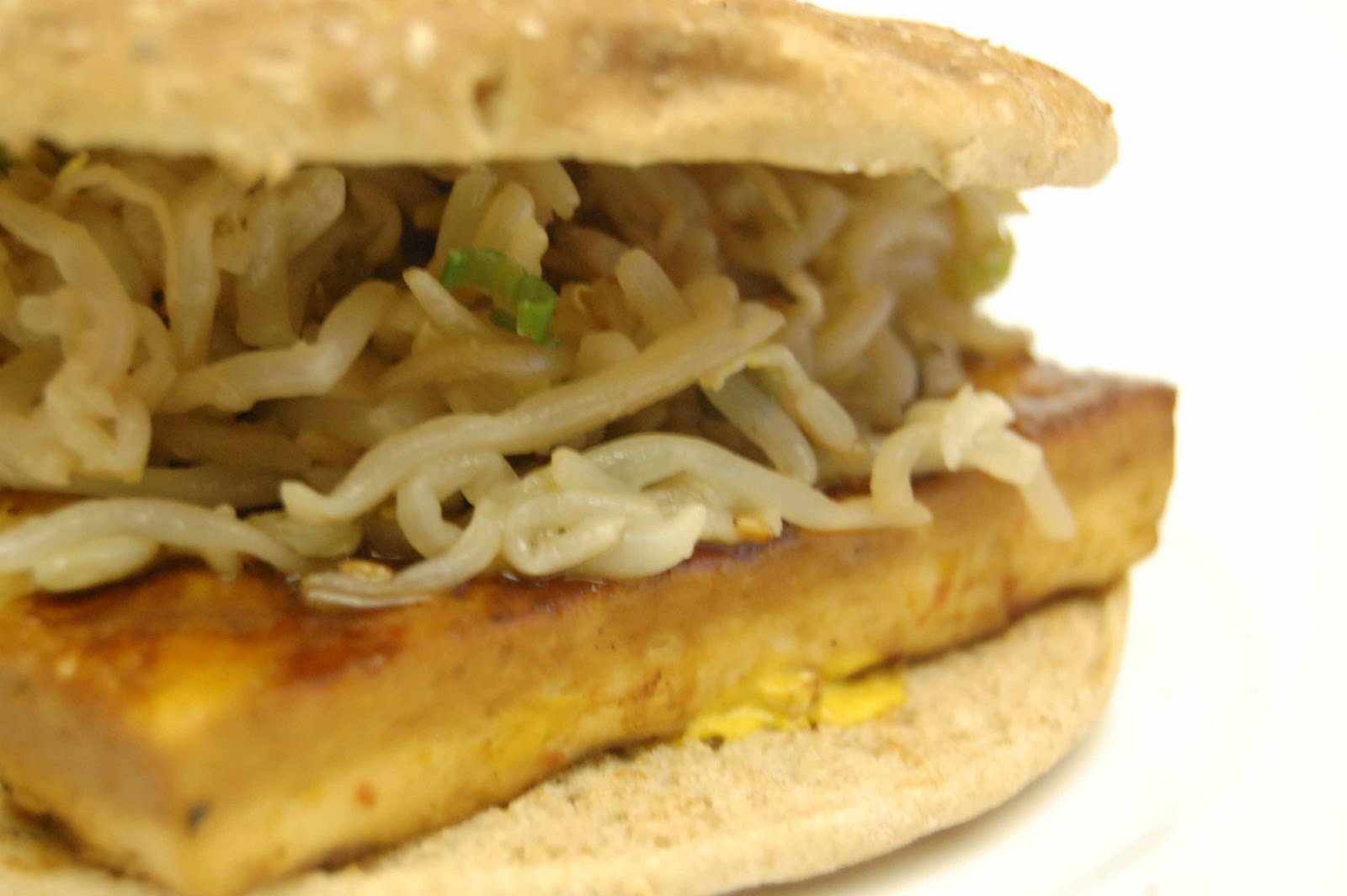 Bread + Butter Grilled Tofu Sandwich with Korean Bean Sprouts
