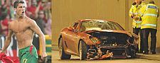 CRISTIANO RONALDO SOFREU UM GRAVE ACIDENTE COM O SEU FERRARI