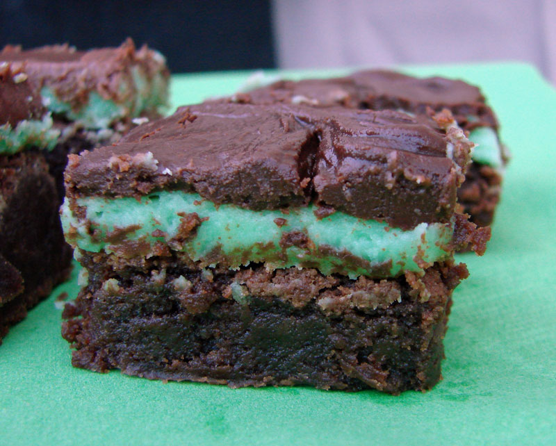 Delectable Edibles BYU Mint Brownies