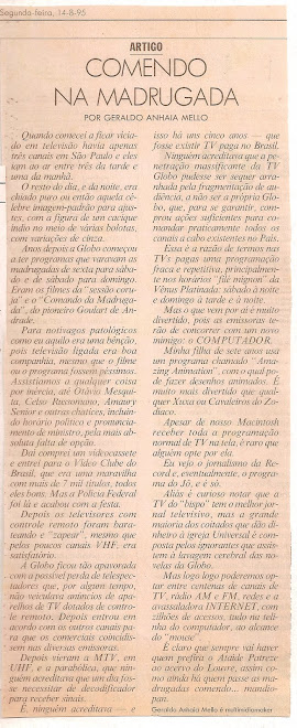 Comendo na madrugada.