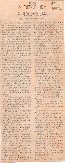 A ditadura audiovisual