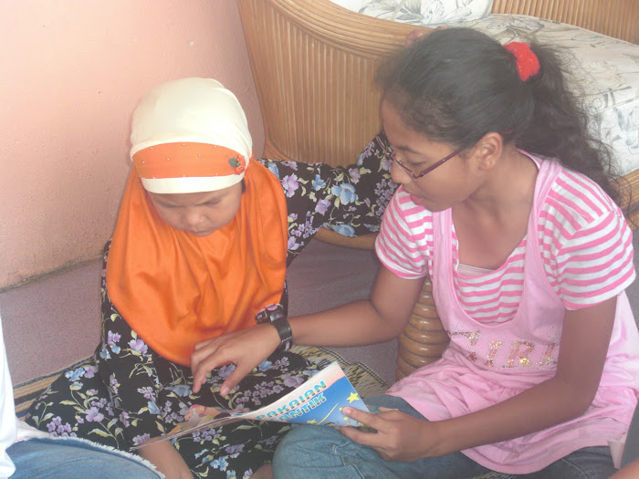 reading with an orphane