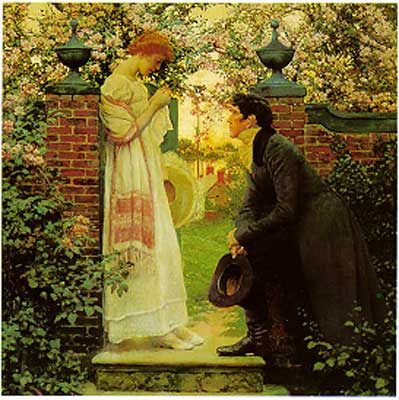 Wooing and Courtship Howard-Pyle-wooing