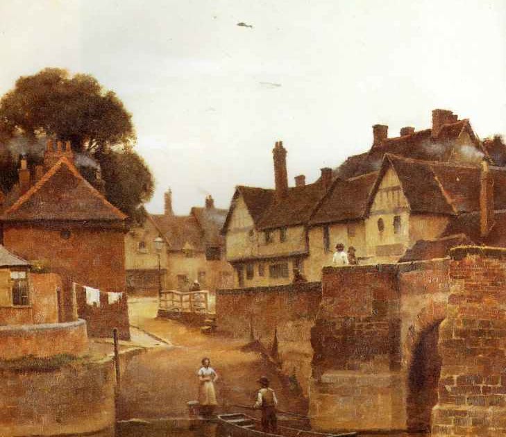 British Paintings William Blandford Fletcher King John's Bridge