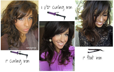 Hairstyles Curling Iron on Using A 1 Curling Iron I Do This To My